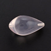 ROSE QUARTZ PLAIN DROP (HALF DRILL) 18X10MM 10.00 Cts.