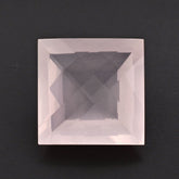 ROSE QUARTZ CHECKER CUT SQUARE 15MM 12.92 Cts.