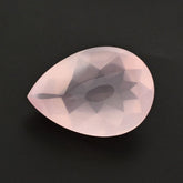 ROSE QUARTZ BUFFTOP PEAR 20X14MM 12.85 Cts.