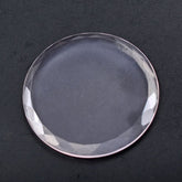 ROSE QUARTZ TABLE CUT FLAT BOTTOM ROUND FANCY 25MM 14.37 Cts.