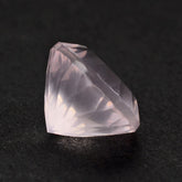 ROSE QUARTZ CONCAVE CUT ROUND 12MM 6.65 Cts.
