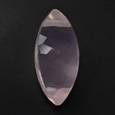 ROSE QUARTZ MARQUISE (CHOPASA) (SIDE DRILL) (SEMI-MILKY) (NICE COLOR) 16X7MM 6.5 Cts.