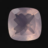 ROSE QUARTZ CUT CUSHION (TRANSPARENT NICE) 14MM 10.15 Cts.