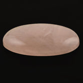 ROSE QUARTZ OVAL CAB (MILKY) 40X28MM 75.93 Cts.