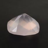 ROSE QUARTZ CHECKER CUT CUSHION (MILKY) 9MM 2.69 Cts.