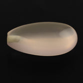 ROSE QUARTZ LENTIL PEAR (HALF DRILL) TRANSPARENT (MEDIUM) 18X12MM 10.9 Cts.