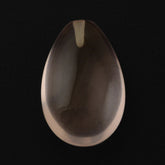 ROSE QUARTZ LENTIL PEAR (HALF DRILL) TRANSPARENT (MEDIUM) 14X9MM 5.81 Cts.
