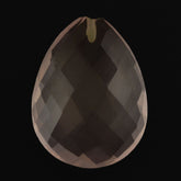 ROSE QUARTZ BRIOLETTE PEAR TRANSPARENT NICE (HALF DRILL) 20X15MM 12.27 Cts.