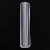 ROSE QUARTZ STEP CUT BARREL (FULL DRILL 1MM) 34X7MM 17.25 Cts.