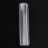 ROSE QUARTZ STEP CUT BARREL (FULL DRILL 1MM) (HI) 34X7MM 17.30 Cts.