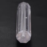 ROSE QUARTZ STEP CUT BARREL (FULL DRILL 1MM) (HI) 34X7MM 17.30 Cts.