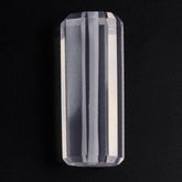 ROSE QUARTZ STEP CUT BARREL (FULL DRILL 1MM) 20X8MM 13.13 Cts.