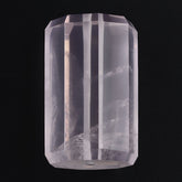 ROSE QUARTZ STEP CUT BARREL (FULL DRILL 1MM) (HI) 25X16MM 63.00 Cts.