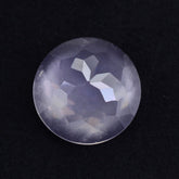 ROSE QUARTZ FLOWER CUT ROUND CAB 5MM 0.40 Cts.