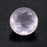 ROSE QUARTZ FLOWER CUT ROUND CAB 6MM 0.68 Cts.