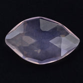 ROSE QUARTZ ROSE CUT BRIOLETTE IRREGULAR ONION SHAPE 14X9MM 2.73 Cts.