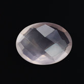 ROSE QUARTZ BRIOLETTE OVAL 8X6MM 1.05 Cts.
