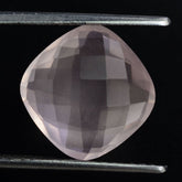 ROSE QUARTZ BRIOLETTE CUSHION (SEMI-MILKY) 12MM 6.21 Cts.