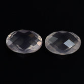 ROSE QUARTZ BRIOLETTE OVAL 6X4MM 0.51 Cts.