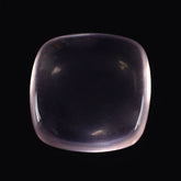 ROSE QUARTZ PLAIN LENTIL CUSHION 10MM 3.76 Cts.