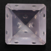 ROSE QUARTZ SUPPER BUBBLE SQUARE-OCTAGON (DES#118) 12MM 6.46 Cts.