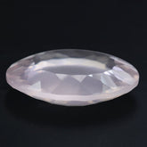 ROSE QUARTZ CONCAVE ROUND FLAT COIN (DES#142) 15MM 6.20 Cts.