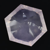 ROSE QUARTZ CONCAVE SPLENDOR CUT HEXAGON (DES#76) 16MM 14.29 Cts.