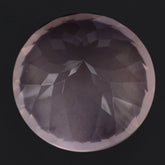 ROSE QUARTZ CONCAVE CUT ROUND (DES#46) 15MM 11.65 Cts.