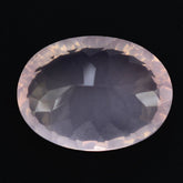 ROSE QUARTZ CONCAVE CUT OVAL (DES#73) 20X15MM 16.30 Cts.
