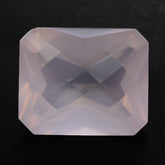 ROSE QUARTZ SPECIAL CHECKER OCTAGON 12X10MM 5.52 Cts.
