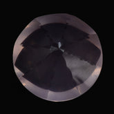 ROSE QUARTZ EYE CUT ROUND (DES#89) 13MM 7.65 Cts.