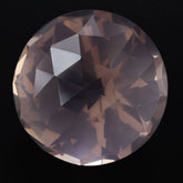ROSE QUARTZ HIGH DOME ROSE CUT ROUND (DES#17) 12MM 7.04 Cts.