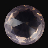 ROSE QUARTZ HIGH DOME ROSE CUT ROUND (DES#17) 12MM 7.04 Cts.