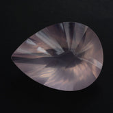 ROSE QUARTZ CONCAVE BRIOLETTE PEAR (DES#14) 16X12MM 6.79 Cts.
