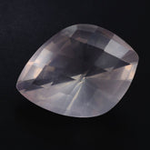 ROSE QUARTZ CARVED CHECKER TOP ONION (DES#68) 16X12MM 6.74 Cts.