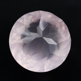 ROSE QUARTZ GALAXY CUT DOME ROUND (DES#86) 12MM 6.80 Cts.