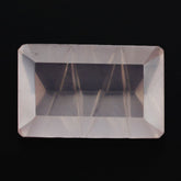 ROSE QUARTZ CONCAVE LIGHTENING CUT OCTAGON (DES#99) 14X9MM 5.35 Cts.