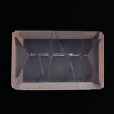 ROSE QUARTZ CONCAVE LIGHTENING CUT OCTAGON (DES#99) 14X9MM 5.35 Cts.