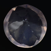 ROSE QUARTZ EYE CUT ROUND (DES#89) 13MM 7.59 Cts.