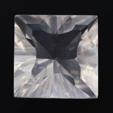 ROSE QUARTZ CONCAVE NINETY CUT SQUARE (DES#52) 12MM 7.35 Cts.
