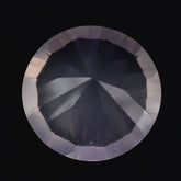 ROSE QUARTZ CONCAVE STRAIGHT FACET ROUND (DES#77) 10MM 3.10 Cts.