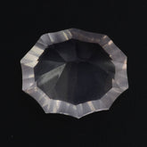 ROSE QUARTZ CONCAVE NINETY CUT OVAL (DES#51) 11X9MM 3.15 Cts.