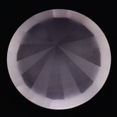 ROSE QUARTZ ROUND DIAMOND CUT WITH ONE FACET POLISH & ONE UNPOLISH (DES#29) 15MM 10.73 Cts.