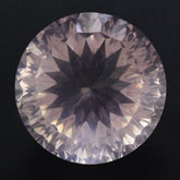ROSE QUARTZ CONCAVE CUT ROUND (DES#46) 13MM 8.20 Cts.
