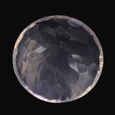 ROSE QUARTZ CONCAVE CUT ROUND (DES#46) 13MM 8.20 Cts.