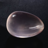 ROSE QUARTZ PLAIN EGGS (HALF DRILL) (DES#53) 13X9MM 7.20 Cts.