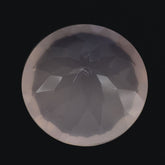 ROSE QUARTZ CONCAVE CUT ROUND (DES#45) 12MM 6.20 Cts.