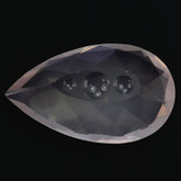 ROSE QUARTZ SUPPER BUBBLE PEAR (DES#123) 20X12MM 10.10 Cts.