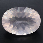 ROSE QUARTZ CONCAVE CUT OVAL (DES#73) 18X13MM 11.10 Cts.