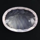 ROSE QUARTZ CONCAVE CUT OVAL (DES#73) 18X13MM 11.10 Cts.